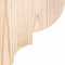Ekena Millwork Ridgewood Smooth Corbel, Douglas Fir, 5 1/2"W x 8"D x 8"H COR06X08X08RID00SDF - alternate 2